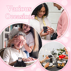 Картонные бумажные коробки для хранения колец и сережек CON-TAC0001-07