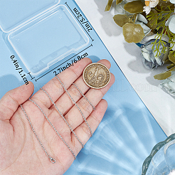 1 шт. 925 цепочки из стерлингового серебра STER-BBC0007-74