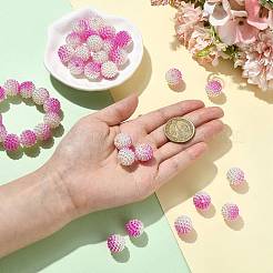 Cuentas acrílicas de perlas de imitación 40pcs&nbsp;OACR-FS0002-89A-12