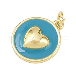 Латунь эмаль подвески&nbsp;KK-L251-02G