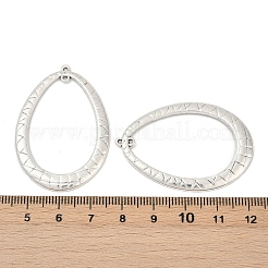 Овальной тибетском стиле сплава подвески FIND-M082-03AS