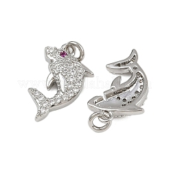 Латунные микро проложить кубического циркония подвески KK-L241-13P