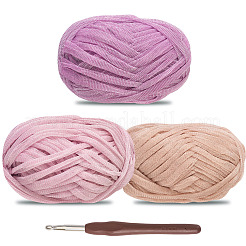 3 моток пряжи полиэстер 3 цветов&nbsp;DIY-MB0002-06C