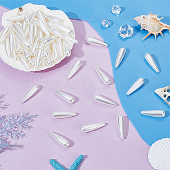 100 шт. бусины из искусственного жемчуга из АБС-пластика KY-HY0001-21