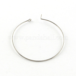 Серьги-кольца из нержавеющей стали 304 X-STAS-R083-01