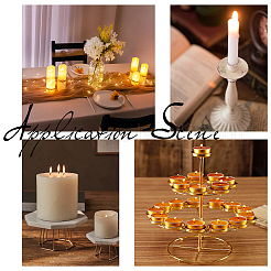 Железный подсвечник DJEW-FH0001-03