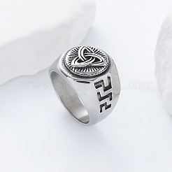304 Edelstahl Fingerringe für Männer&nbsp;VP8445-1