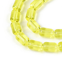 Прозрачные стеклянные бусины&nbsp;GLAA-T028-14T-01