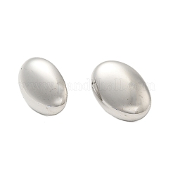 Ovale Ohrstecker aus 304 Edelstahl für Damen&nbsp;EJEW-U020-22P