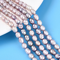 Нити из натурального культивированного пресноводного жемчуга&nbsp;PEAR-N012-05Y-02