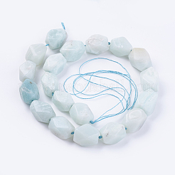 Fili di perline amazonite naturale&nbsp;G-F554-05