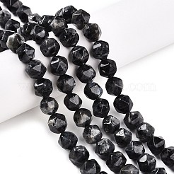 Натуральные нити бус из ларвикита G-T141-04A