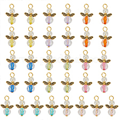 32шт стеклянные подвески&nbsp;PALLOY-PH01670