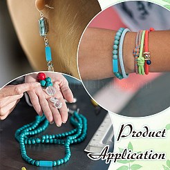 120шт синтетические бирюзовые бусины&nbsp;G-AR0006-17B