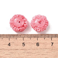 Резные бусины из синтетических ракушек BSHE-H111-01