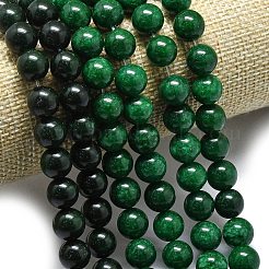 Chapelets de perles en jade de malaisie naturelle&nbsp;G-L645-A01-14mm-17