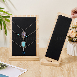 2 комплект из 2-х стилей бамбуковых наклонных стендов для ожерелий&nbsp;NDIS-PH0001-09B