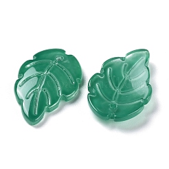 Backfarbe Nachahmung Jade Glas Anhänger&nbsp;EGLA-M027-01A