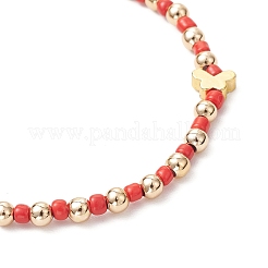 Браслеты из стеклянных бусин в стиле бохо&nbsp;BJEW-JB11800-01