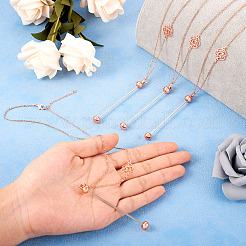 Цепочки-розы из нержавеющей стали 304&nbsp;NJEW-TAC0021