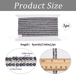 Блестящие стеклянные бусины со стразами и искусственным жемчугом&nbsp;DIY-WH20011-18C