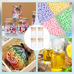 Прозрачная стеклянная бутылка&nbsp;CON-WH0092-34B