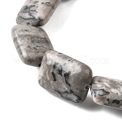 Натуральная карта каменные бусы пряди G-S386-A13
