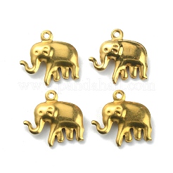 Messing Elefant Anhänger&nbsp;KK-WH0054-17G
