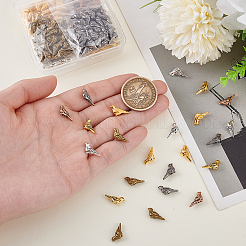 180 шт. 6 цвета бусины из сплава в тибетском стиле TIBEP-GA0001-06