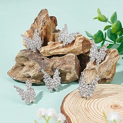 25 шт. пуговицы со стразами на 1 отверстия DIY-OC0008-34