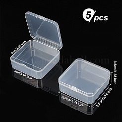 Transparente Kunststoffperlenbehälter&nbsp;CON-WH0074-63E