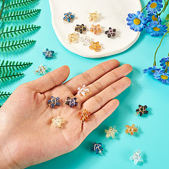 20шт 10 цвета стеклянный кулон&nbsp;PALLOY-TAC0109