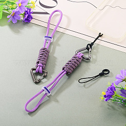 Decorazioni pendenti con corde in poliestere&nbsp;HJEW-TADJ0022-01B