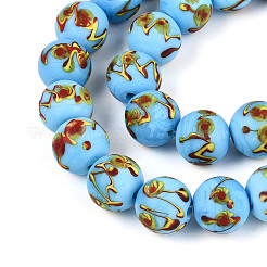 Бусы лэмпворк ручной работы&nbsp;LAMP-N028-05E