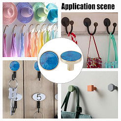 4 пакет круглые ручки для ящиков из цинкового сплава и акрила FIND-DR0001-85D