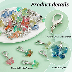 Стекло подвесные украшения HJEW-PH01912