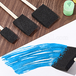 4 шт. губчатая черта с деревянной ручкой DIY-WH20007-70