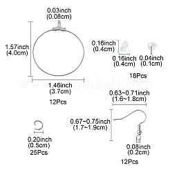 67 шт. 4 стиля подвески из нержавеющей стали 304 FIND-FS0002-29