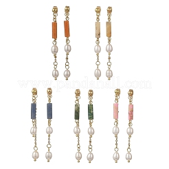 Orecchini a bottone in acciaio inossidabile 304&nbsp;EJEW-JE07386