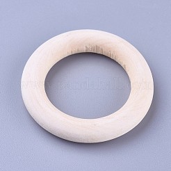 Anneaux de liaison en bois non fini&nbsp;X-WOOD-F002-01-40mm