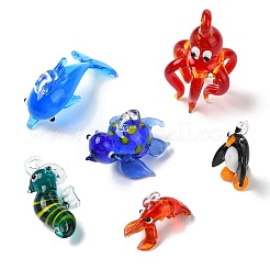 6шт 6 стиля подвески ручной работы лэмпворк&nbsp;LAMP-CJ0002-69