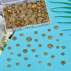 360шт. 12 набора колпачков для бусин из сплава&nbsp;FIND-ME0001-40