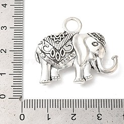 Слон подвески сплава тибетский стиль TIBEP-R344-54AS-LF