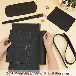 Kits de fabrication de sacs à main en similicuir pour femmes&nbsp;DIY-WH0349-354C