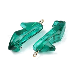Colgantes de rhinestone de resina transparente&nbsp;RESI-Q021-01A