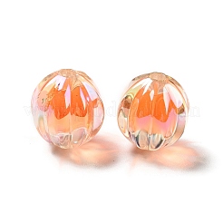 Двухцветное УФ-покрытие радужных переливающихся акриловых бусин&nbsp;TACR-D010-05I