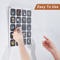 Акрил с фетровым лотком для памятных монет AJEW-WH0471-110B