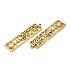 Pendentifs en acier inoxydable 304 avec placage ionique (IP)&nbsp;STAS-L020-004G