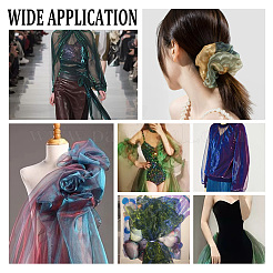 Ткань из полиэстера и органзы DIY-WH0021-45C