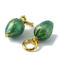 Латунь эмаль подвески&nbsp;KK-WH0045-031C